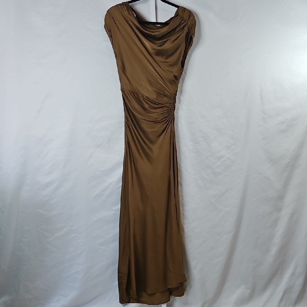 A.L.C. Penny Brown Dress Size O - Picture 3 of 11